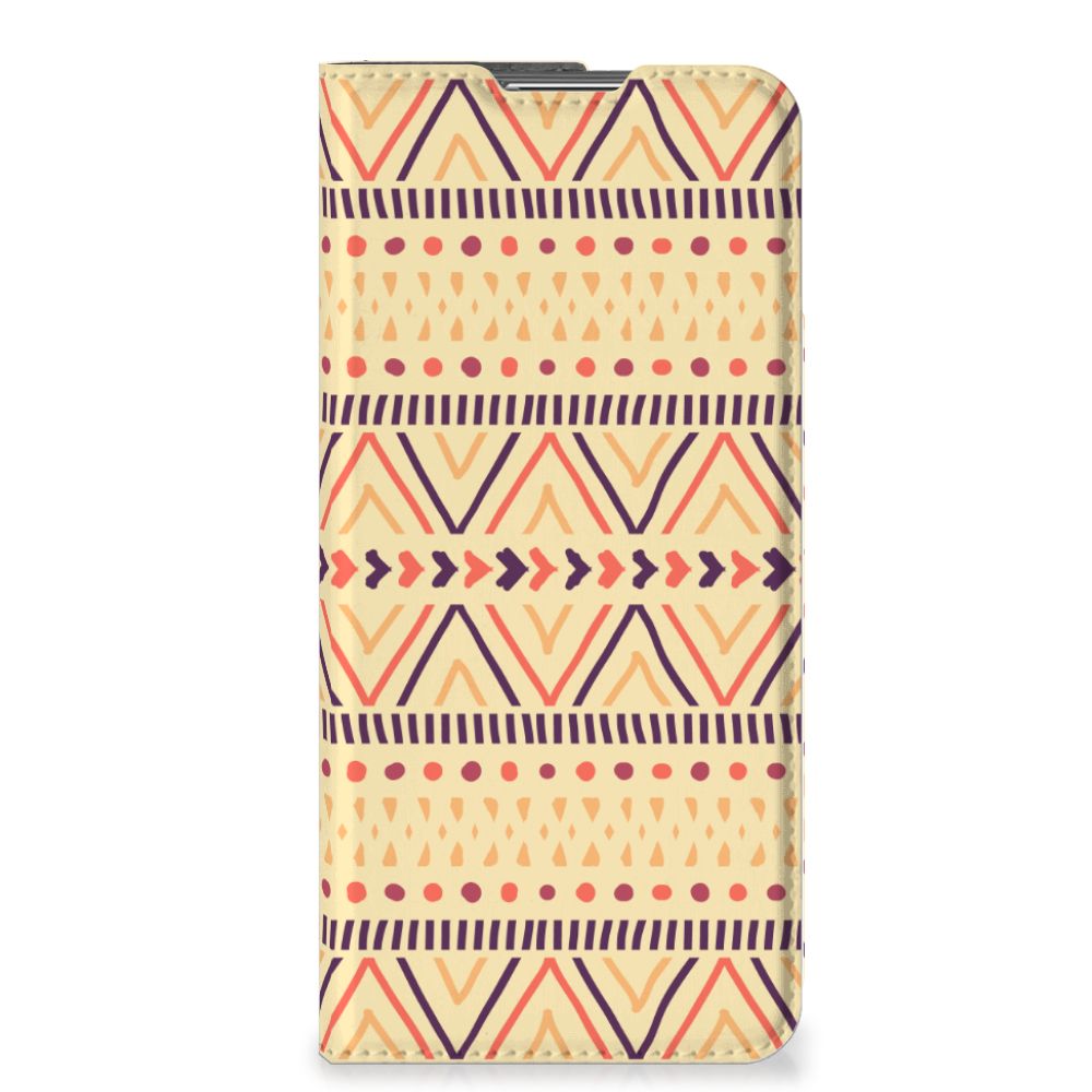 OPPO Find X5 Pro Hoesje met Magneet Aztec Yellow - B2C Telecom