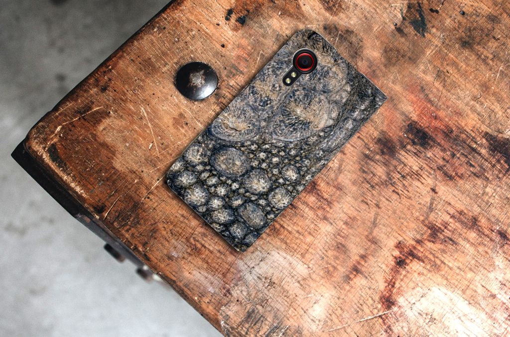Samsung Galaxy Xcover 5 Hoesje maken Krokodillenprint - B2C Telecom