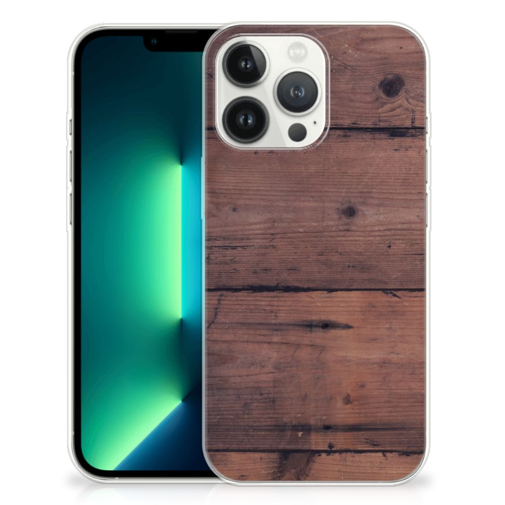 iPhone 13 Pro Max Bumper Hoesje Old Wood B2C Telecom
