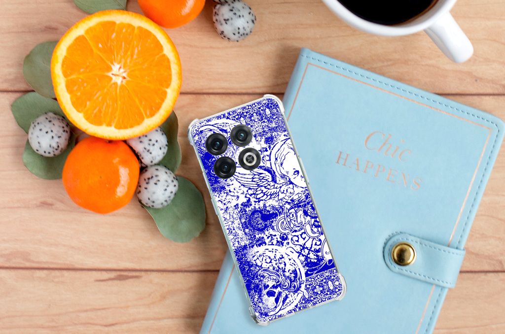 Extreme Case OnePlus 10 Pro Angel Skull Blauw B2C Telecom