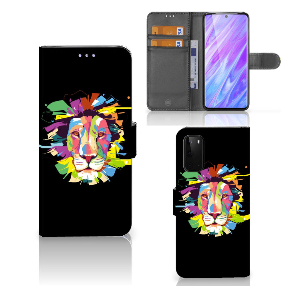 Samsung Galaxy S20 Leuk Hoesje Lion Color