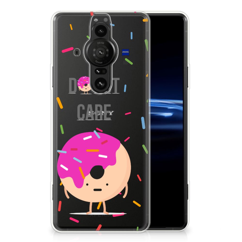 Sony Xperia Pro-I Siliconen Case Donut Roze