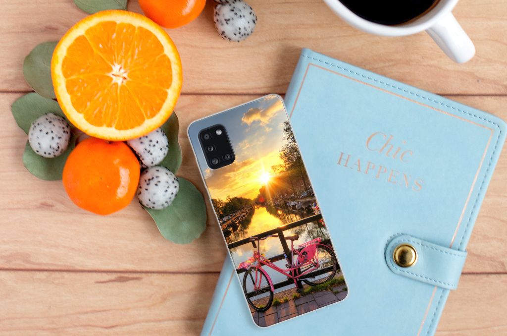 Samsung Galaxy A31 Siliconen Back Cover Amsterdamse Grachten B2C Telecom
