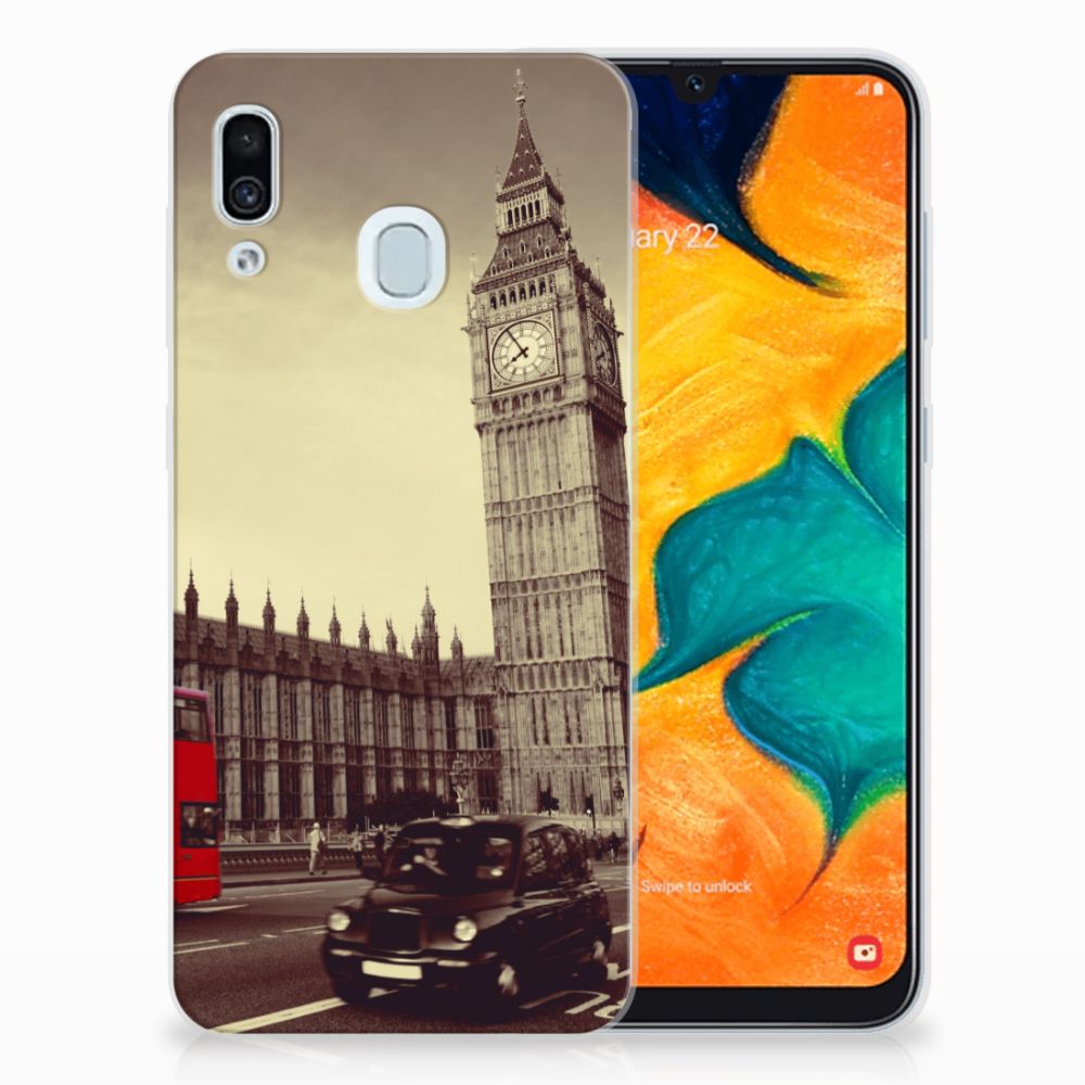 Samsung Galaxy A30 Siliconen Back Cover Londen