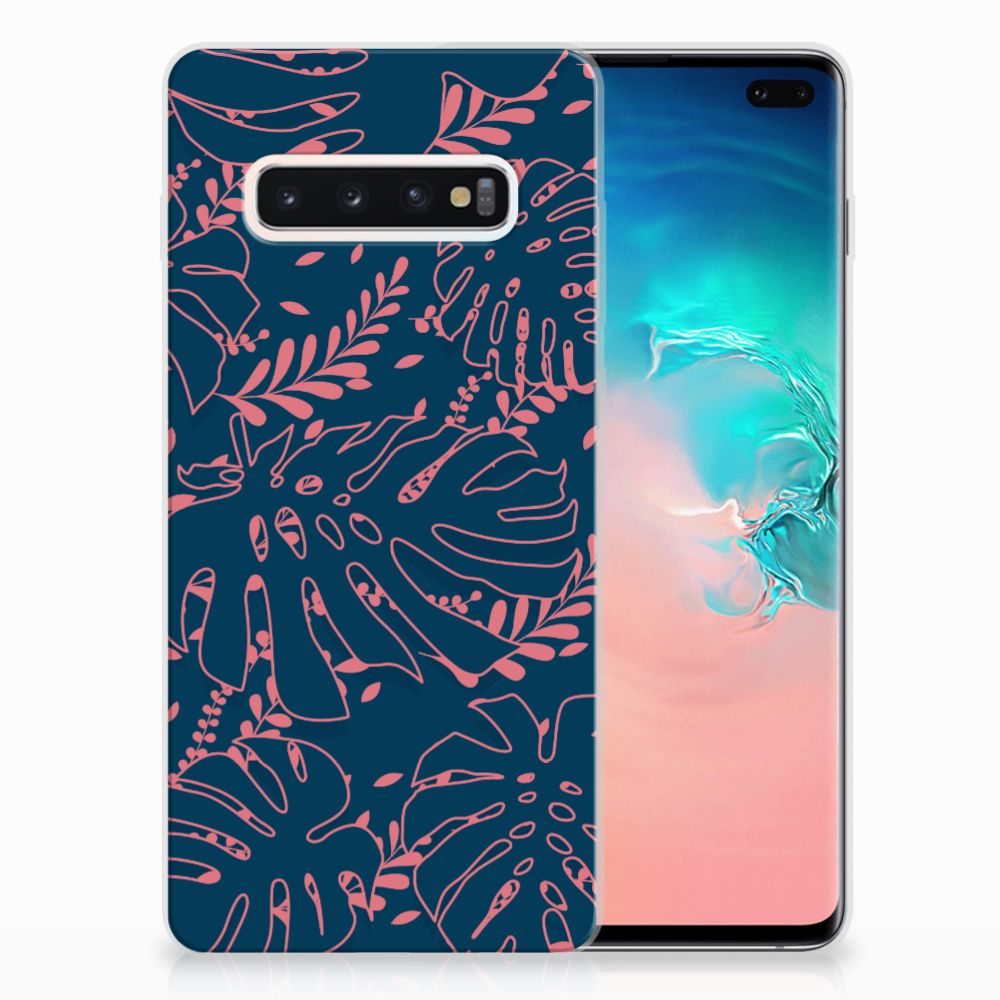 Samsung Galaxy S10 Plus TPU Case Palm Leaves
