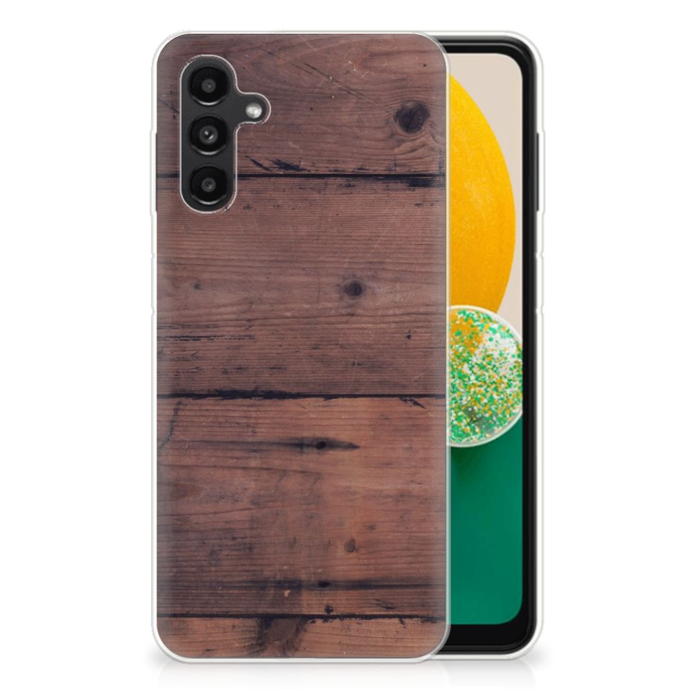 Samsung Galaxy A13 | A04s Bumper Hoesje Old Wood
