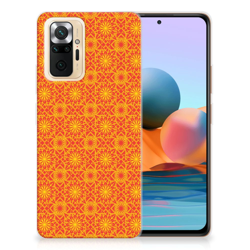 Xiaomi Redmi Note 10 Pro TPU bumper Batik Oranje B2C Telecom