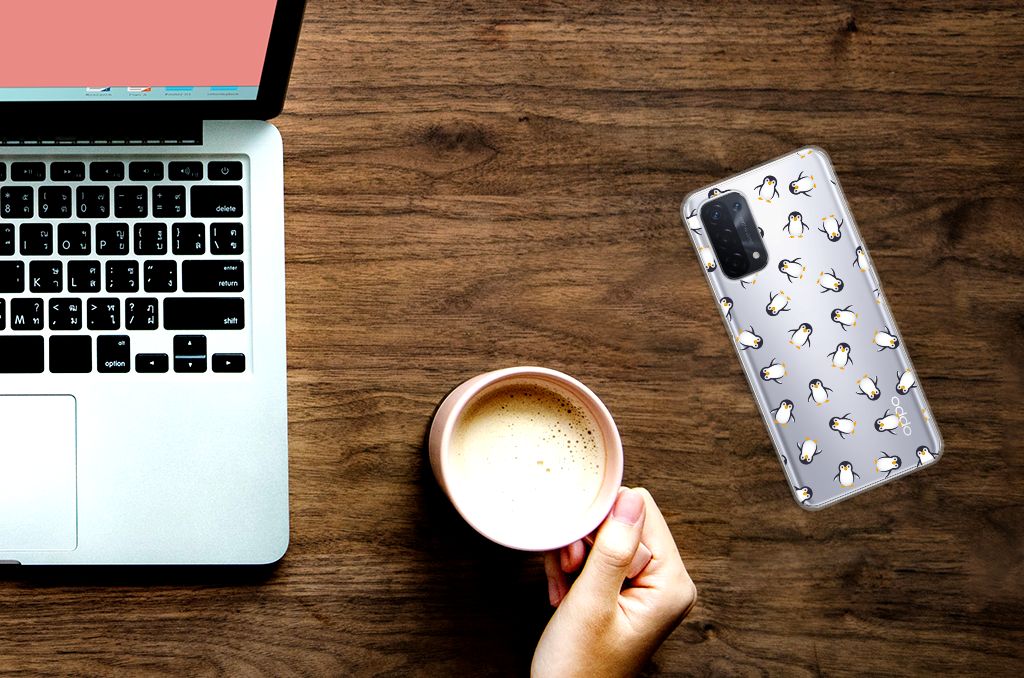 TPU bumper voor OPPO A74 5G | A54 5G Pinguïn B2C Telecom