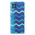 Motorola Moto G100 TPU bumper Zigzag Blauw