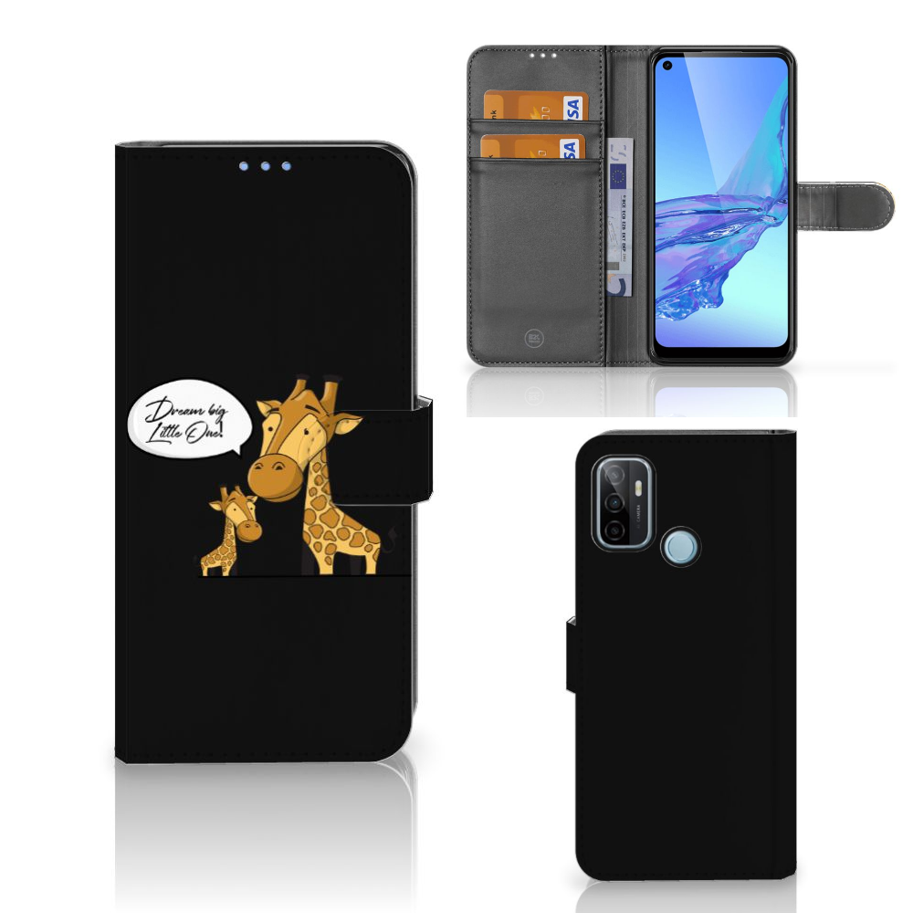 OPPO A53 | OPPO A53s Leuk Hoesje Giraffe