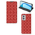 OnePlus 9 Hoesje met Magneet Batik Rood - B2C Telecom