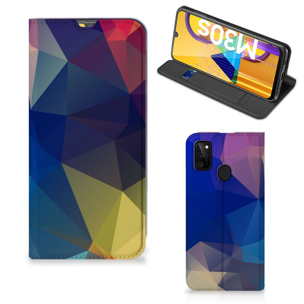 Samsung Galaxy M30s | M21 Stand Case Polygon Dark - B2C Telecom