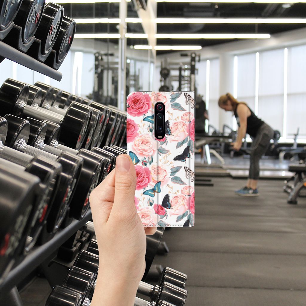 Xiaomi Redmi K20 Pro Smart Cover Butterfly Roses - B2C Telecom