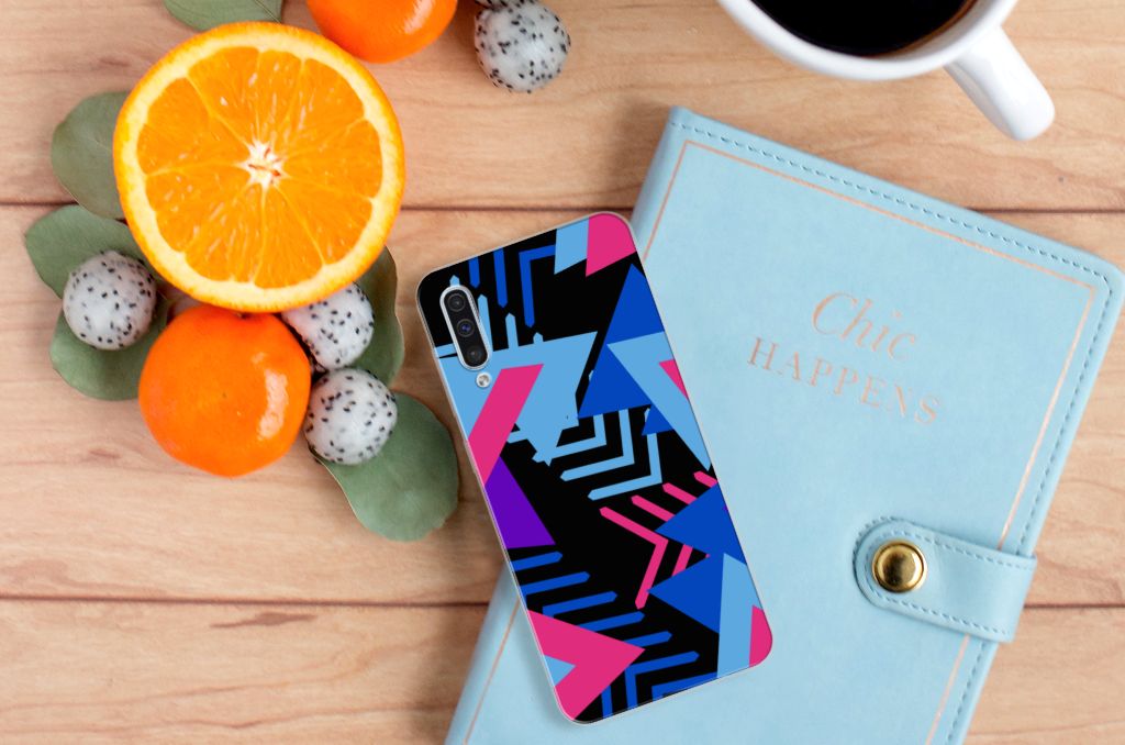Samsung Galaxy A50 TPU Hoesje Funky Triangle