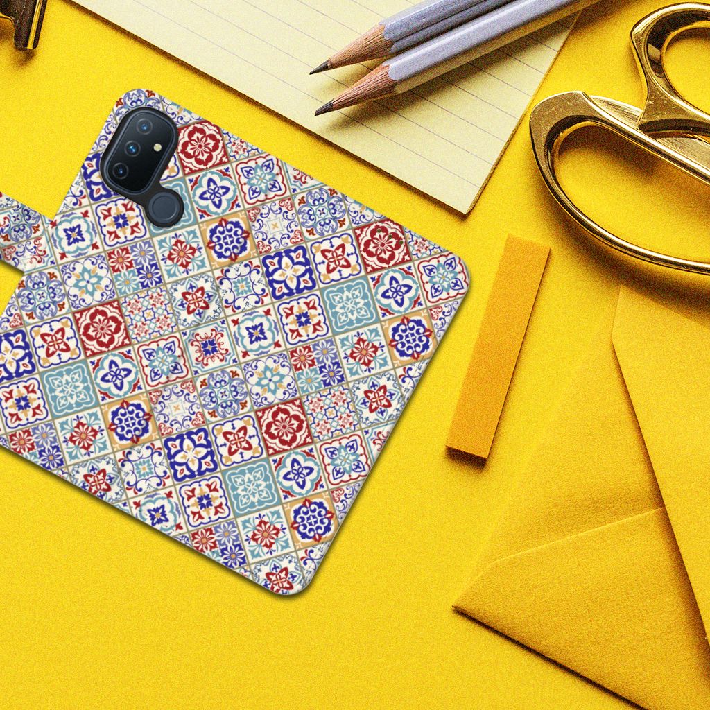 OnePlus Nord N100 Bookcase Tiles Color