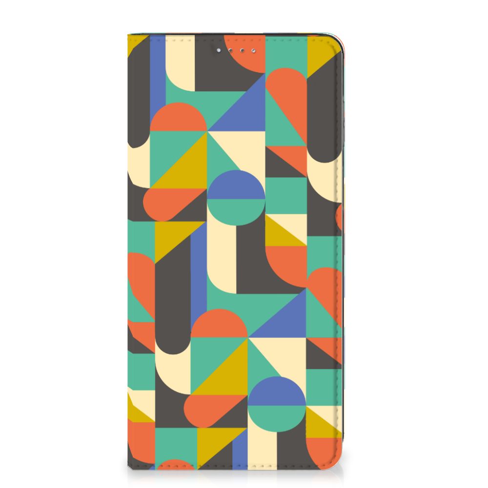 OPPO A17 Hoesje met Magneet Funky Retro - B2C Telecom