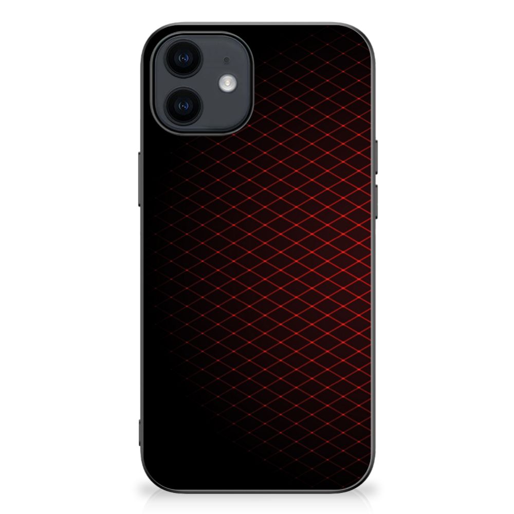 iPhone 12 Pro | 12 (6.1") Bumper Case Geruit Rood