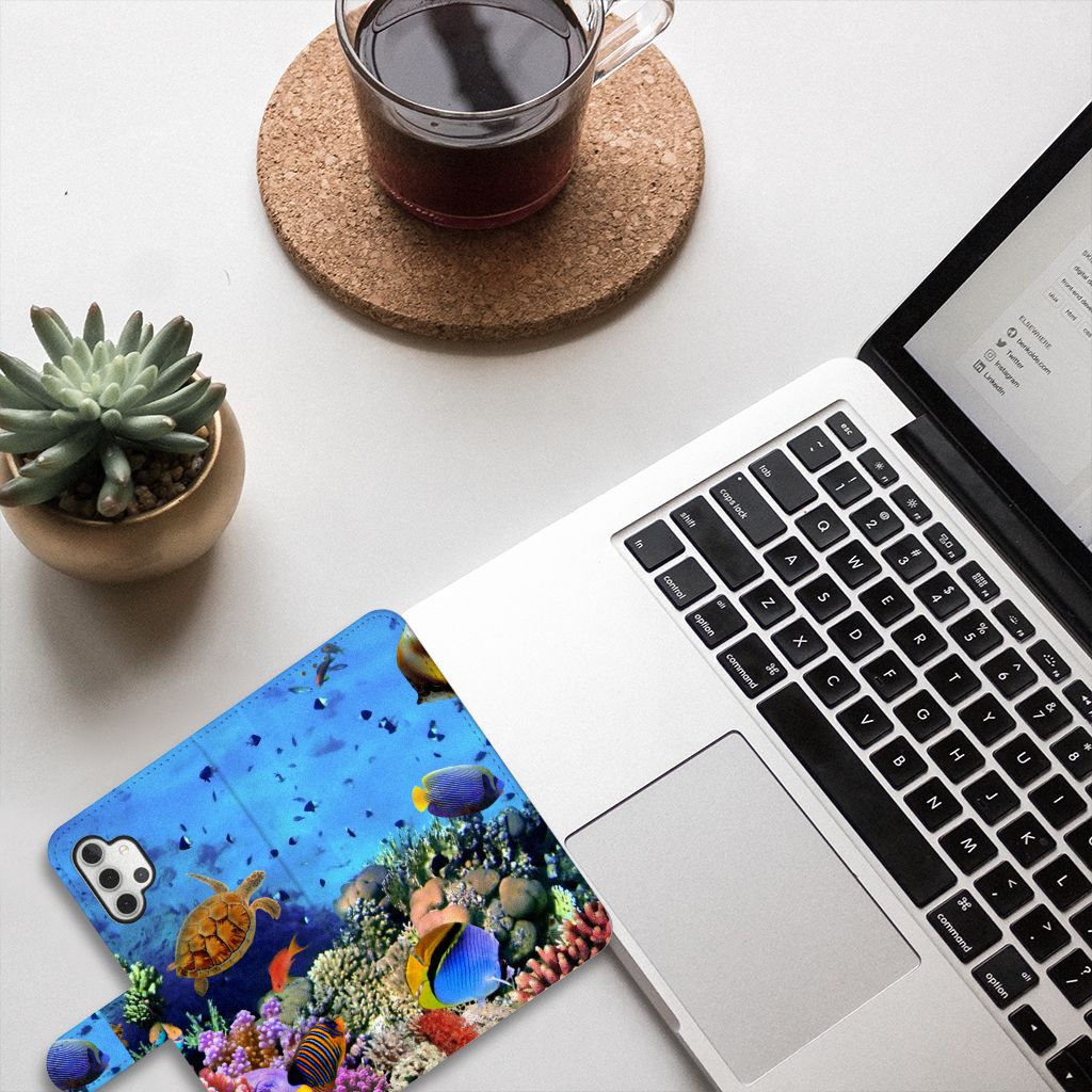Samsung Galaxy A32 5G Telefoonhoesje met Pasjes Vissen