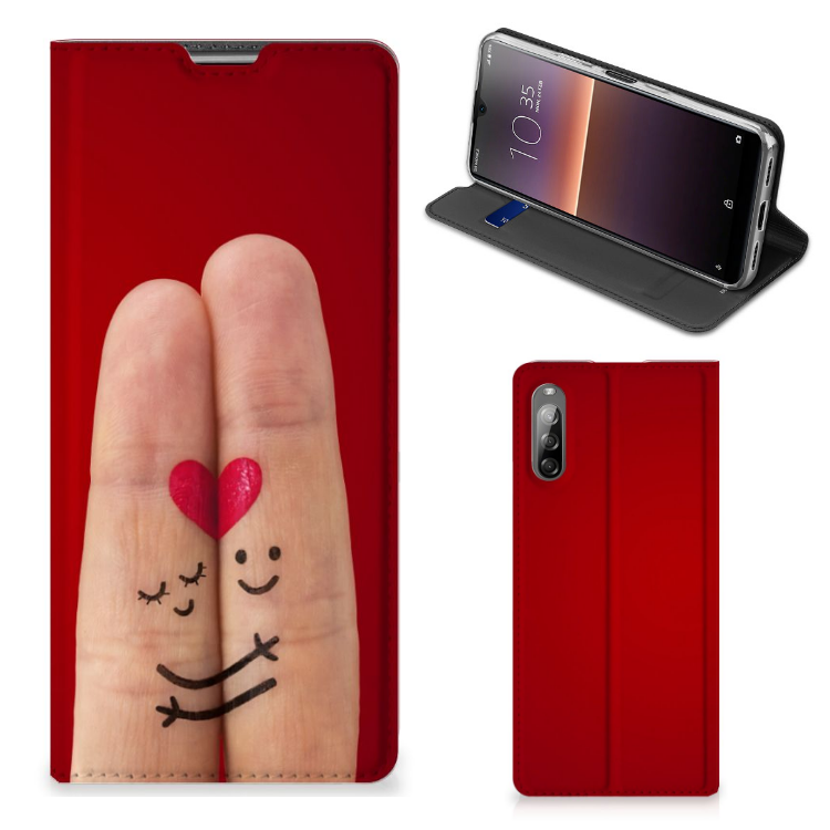 Sony Xperia L4 Hippe Standcase Liefde - Origineel Romantisch Cadeau - B2C Telecom