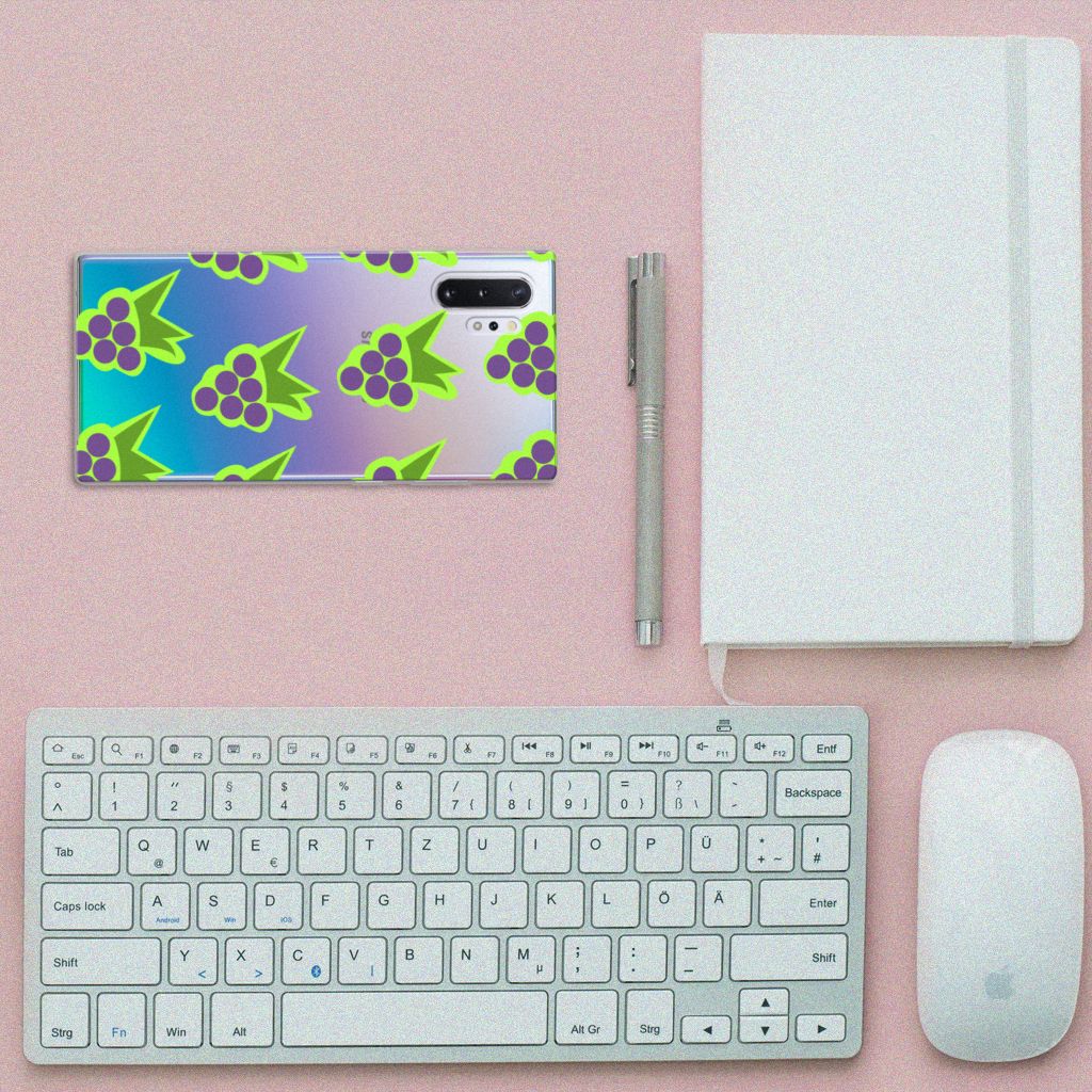 Samsung Galaxy Note 10 Plus Siliconen Case Druiven