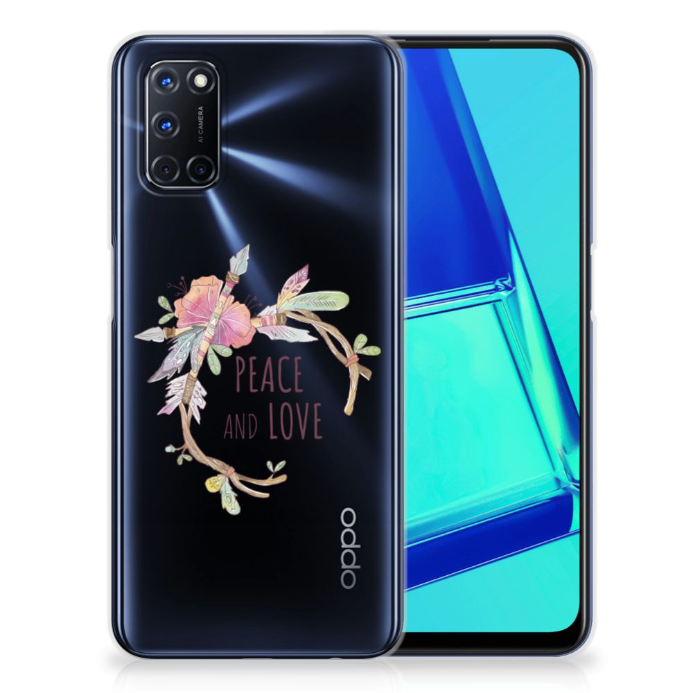 OPPO A52 | A72 Telefoonhoesje met Naam Boho Text
