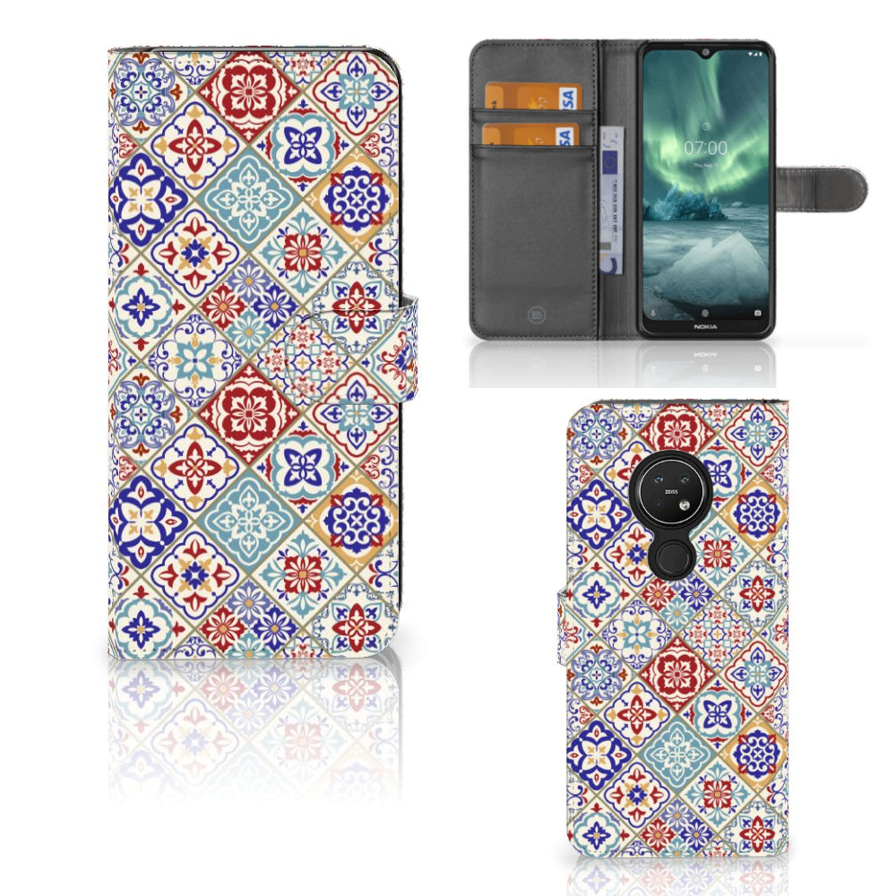 Nokia 7.2 | Nokia 6.2 Bookcase Tiles Color