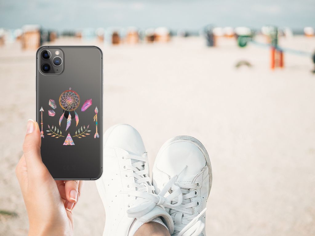 Apple iPhone 11 Pro Max Telefoonhoesje met Naam Boho Dreamcatcher