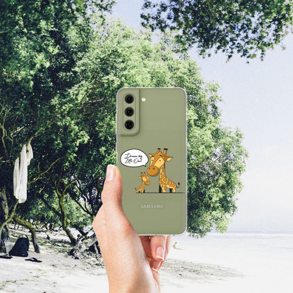 Samsung Galaxy S21FE Telefoonhoesje met Naam Giraffe B2C Telecom