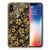 Apple iPhone X | Xs TPU Case Gouden Bloemen
