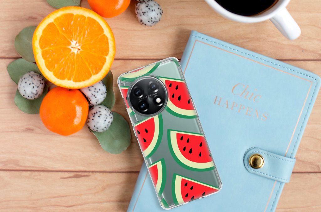 OnePlus 11 Siliconen Case Watermelons