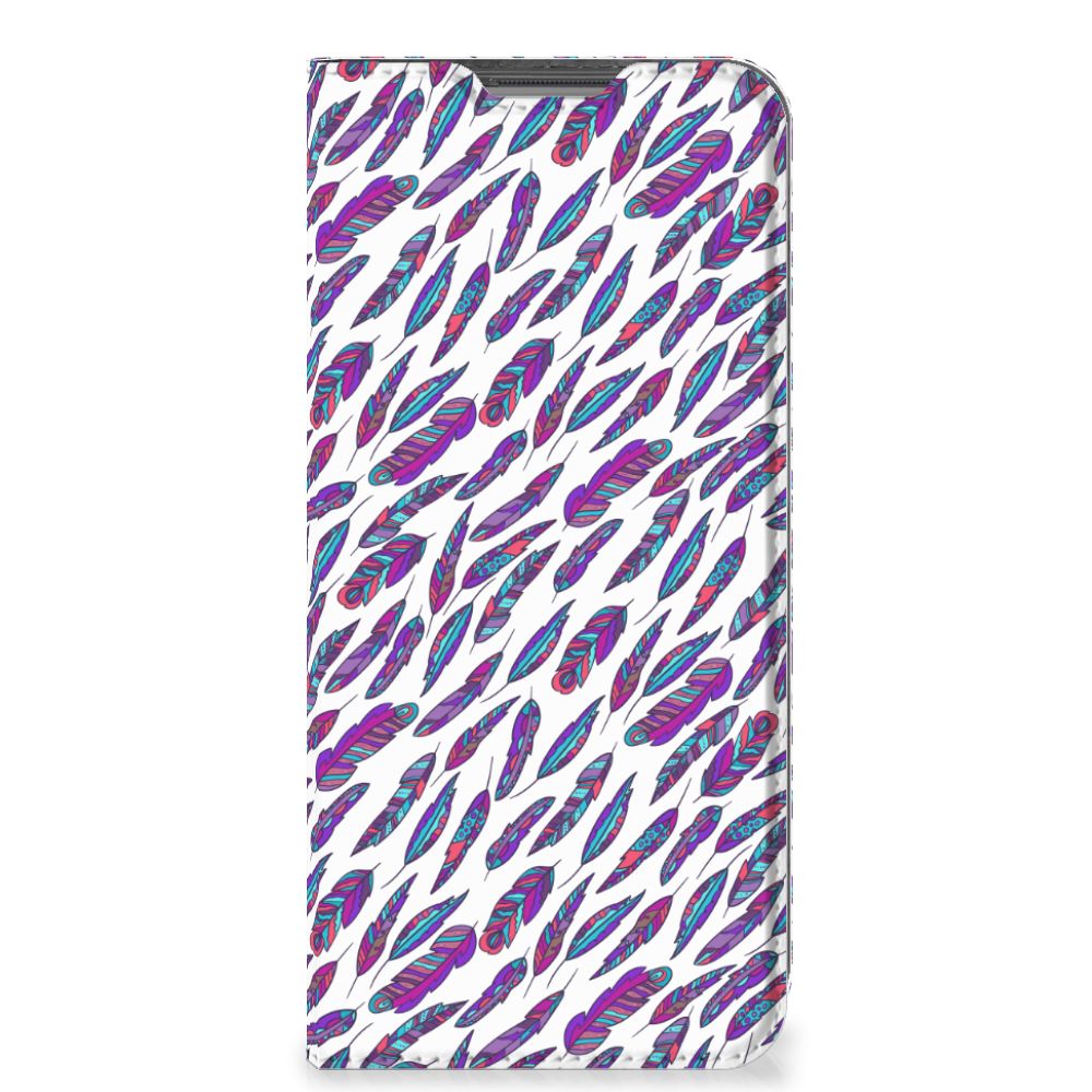 OPPO A96 | A76 Hoesje met Magneet Feathers Color - B2C Telecom