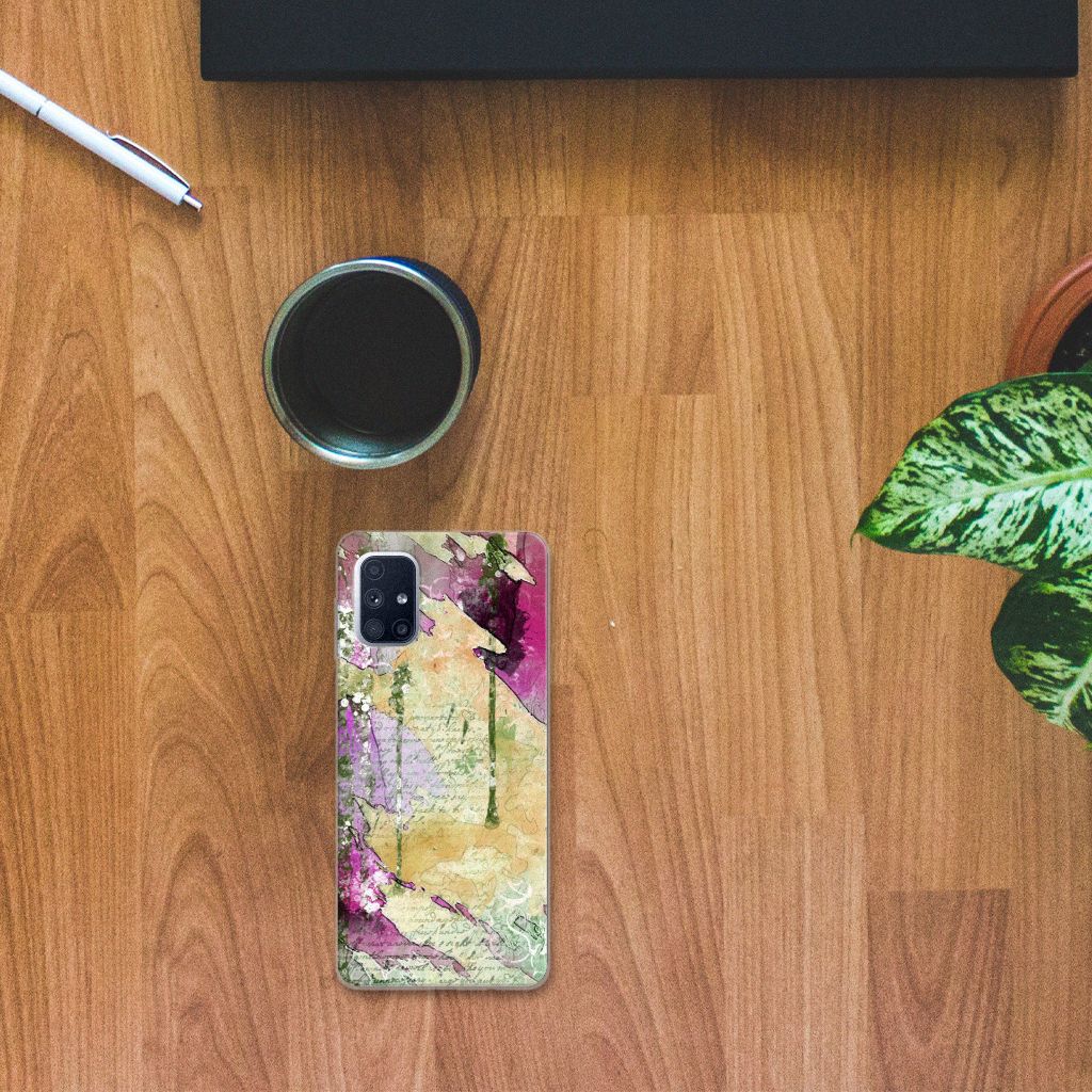 Hoesje maken Samsung Galaxy M51 Letter Painting B2C Telecom