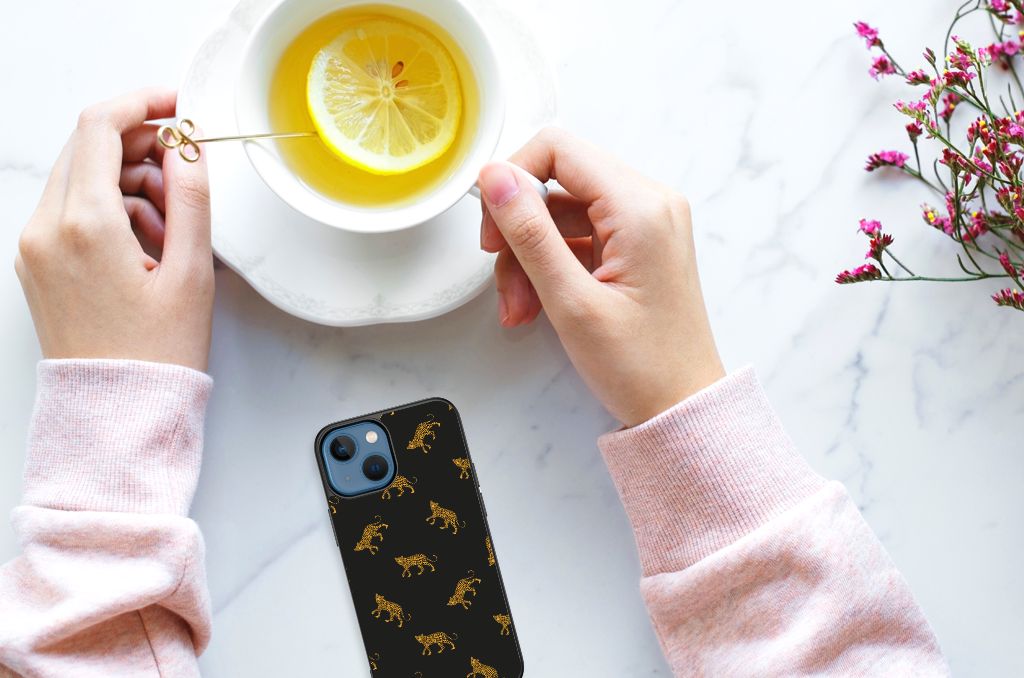 Dierenprint Telefoonhoesje voor Apple iPhone 13 mini Leopards B2C Telecom