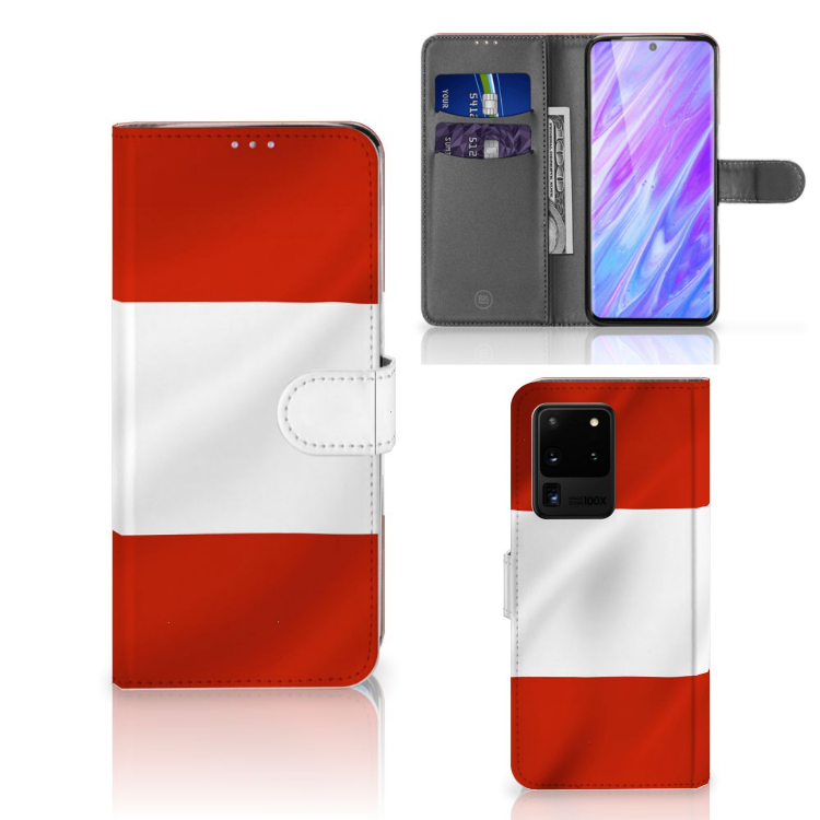Samsung Galaxy S20 Ultra Bookstyle Case Oostenrijk