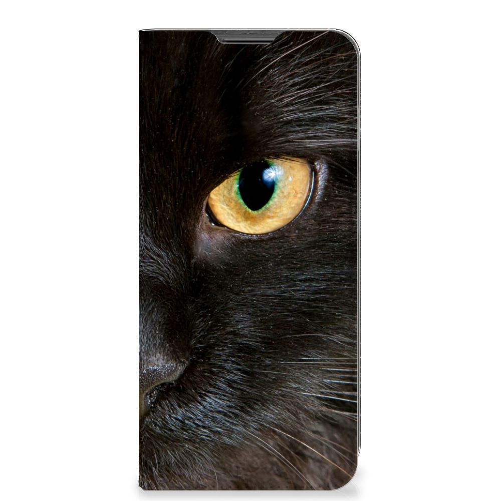Motorola Moto G22 Hoesje maken Zwarte Kat - B2C Telecom
