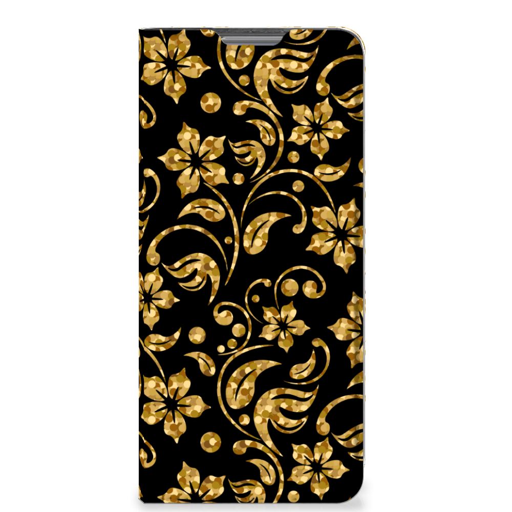Xiaomi 12 Pro Smart Cover Gouden Bloemen - B2C Telecom