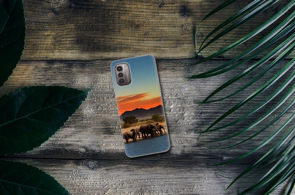 Nokia G21 | G11 TPU Hoesje Olifanten B2C Telecom