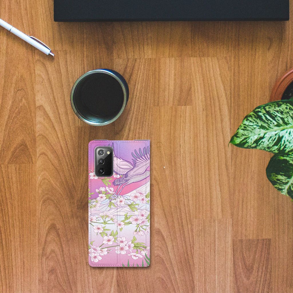 Samsung Galaxy Note20 Hoesje maken Bird Flying - B2C Telecom