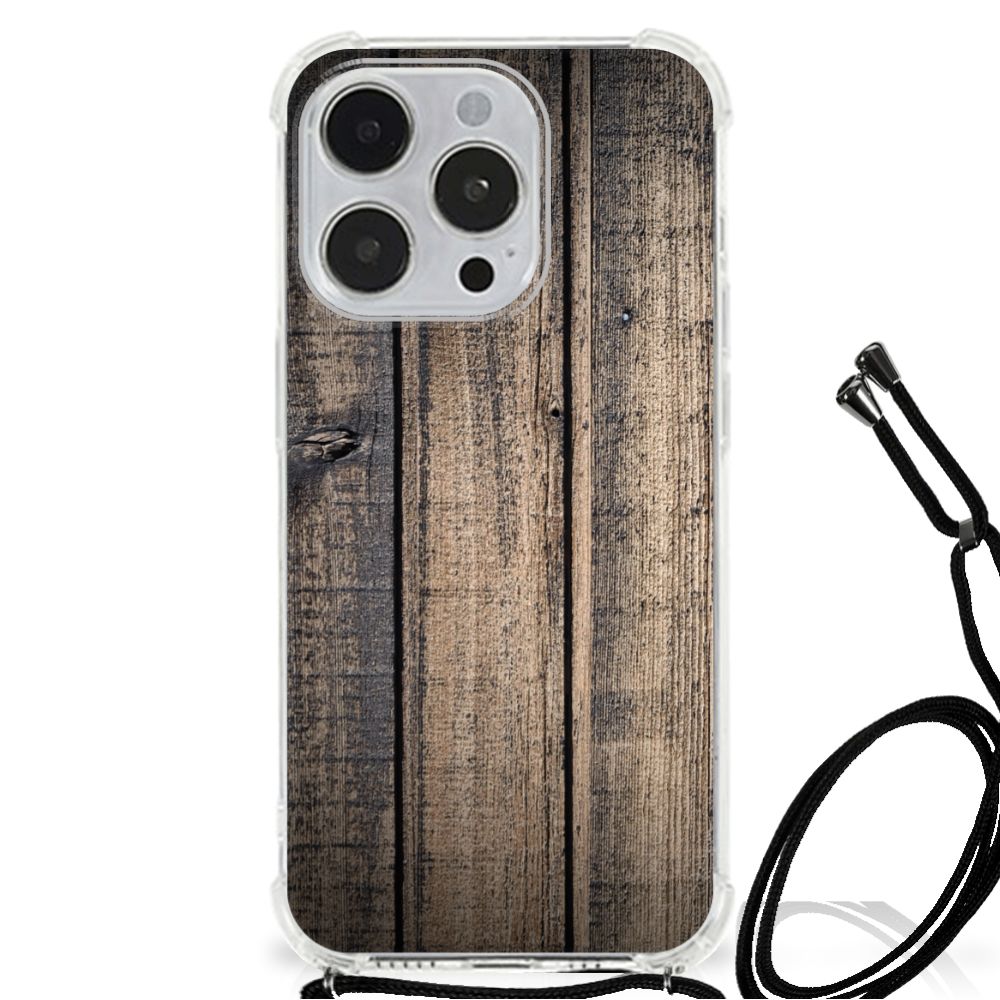 iPhone 14 Pro Stevig Telefoonhoesje Steigerhout B2C Telecom