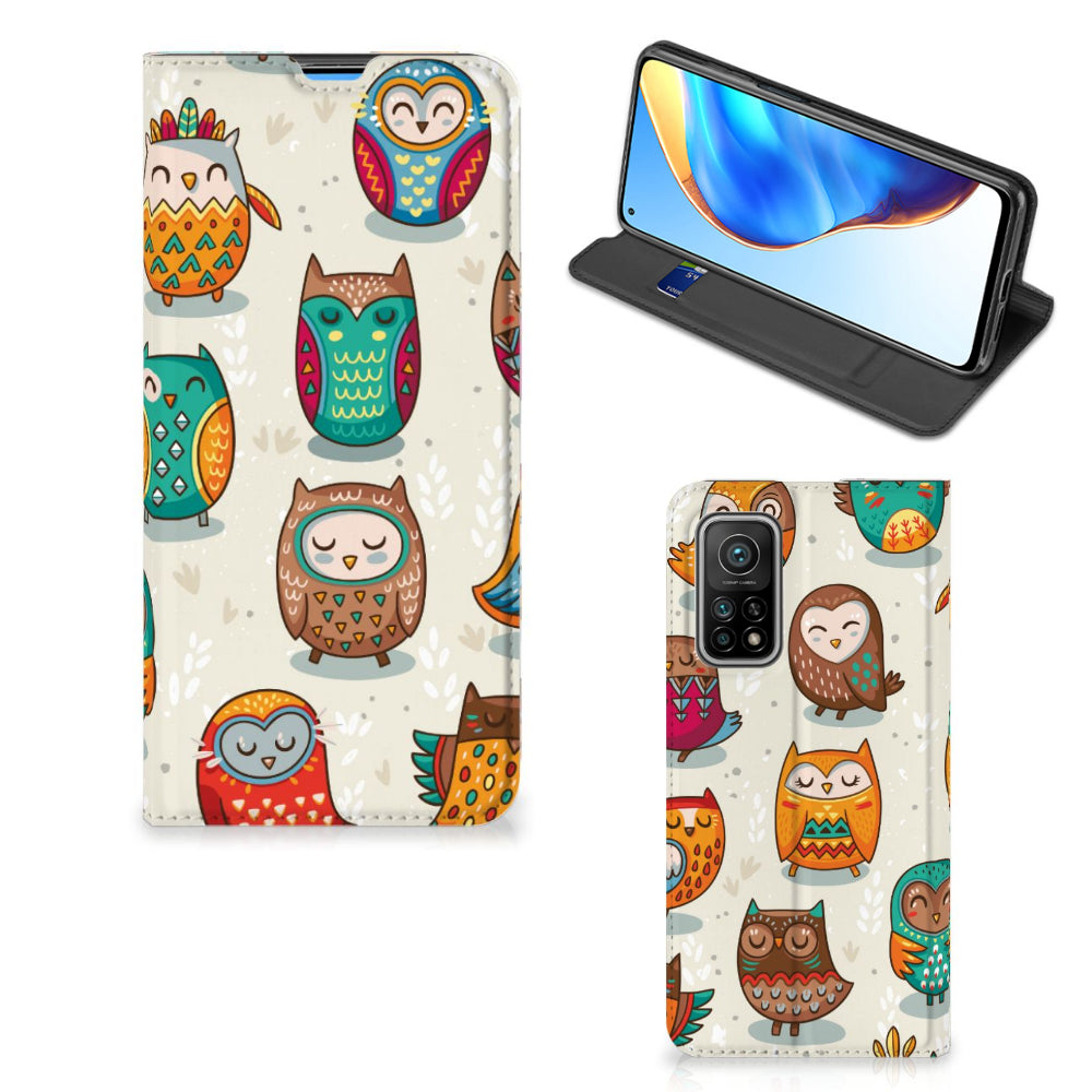 Xiaomi Mi 10T | 10T Pro Hoesje maken Vrolijke Uilen