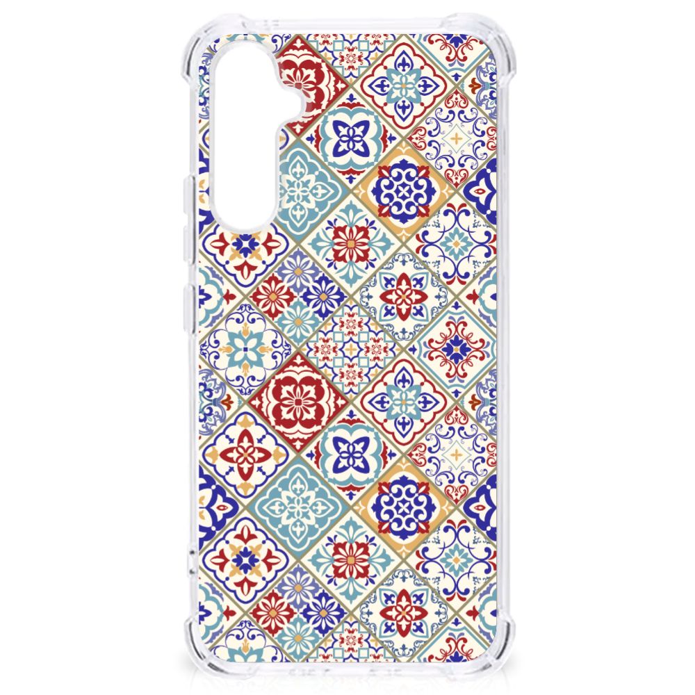 Samsung Galaxy A34 Anti-Shock Hoesje Tiles Color