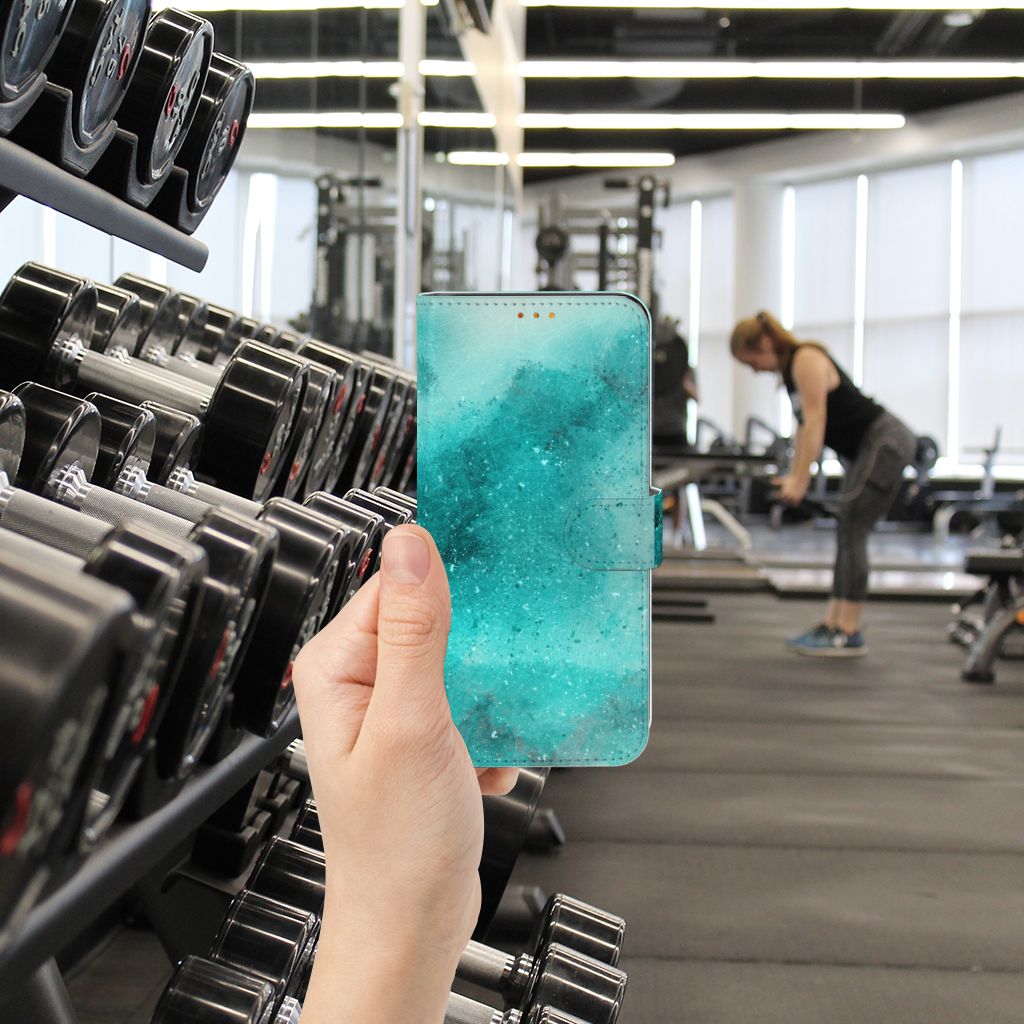 Hoesje Poco F3 | Xiaomi Mi 11i Painting Blue