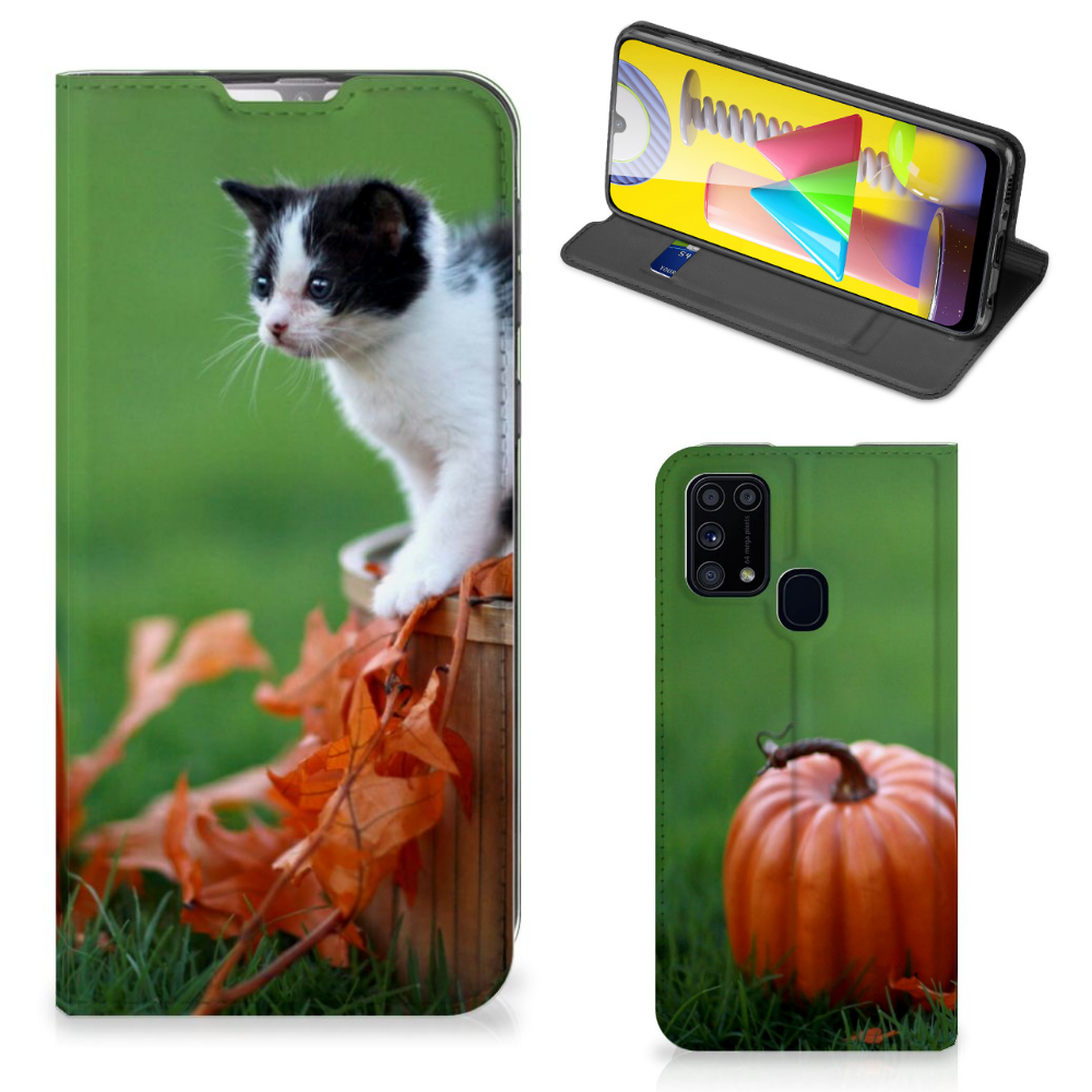 Samsung Galaxy M31 Hoesje maken Kitten