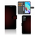 Xiaomi Redmi 10 Telefoon Hoesje Geruit Rood met ruimte voor 3 pasjes, minimalistisch en strak design.
