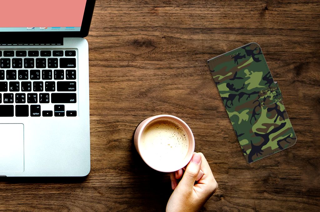 Sony Xperia 1 III Telefoon Hoesje Army Dark