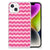iPhone 14 Doorzichtige Silicone Hoesje Waves Pink B2C Telecom