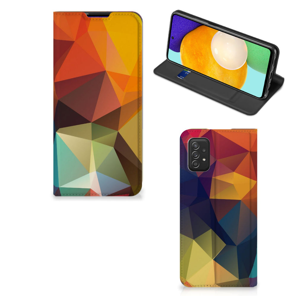 Samsung Galaxy A03s Stand Case Polygon Color