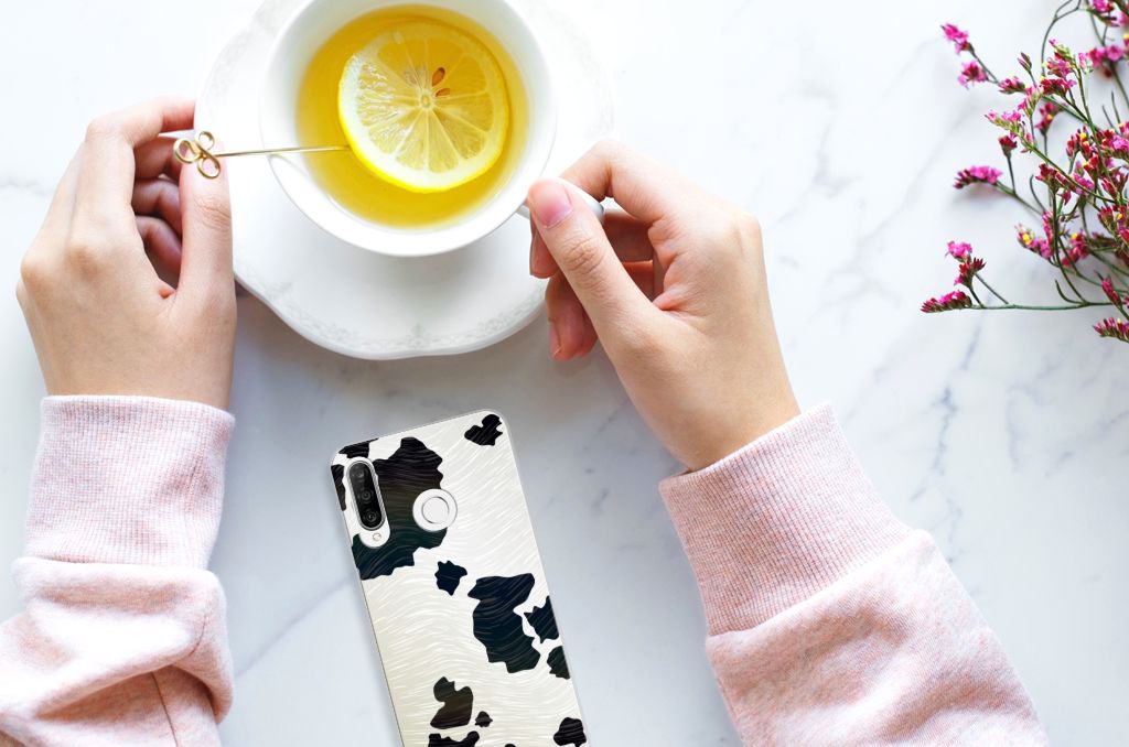 Huawei P30 Lite TPU Hoesje Koeienvlekken