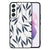 Samsung Galaxy S22 Bloemen Hoesje Leaves Blue
