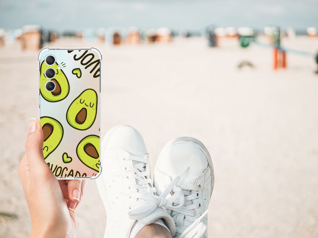 Samsung Galaxy S23 FE Stevig Bumper Hoesje Avocado Singing B2C Telecom